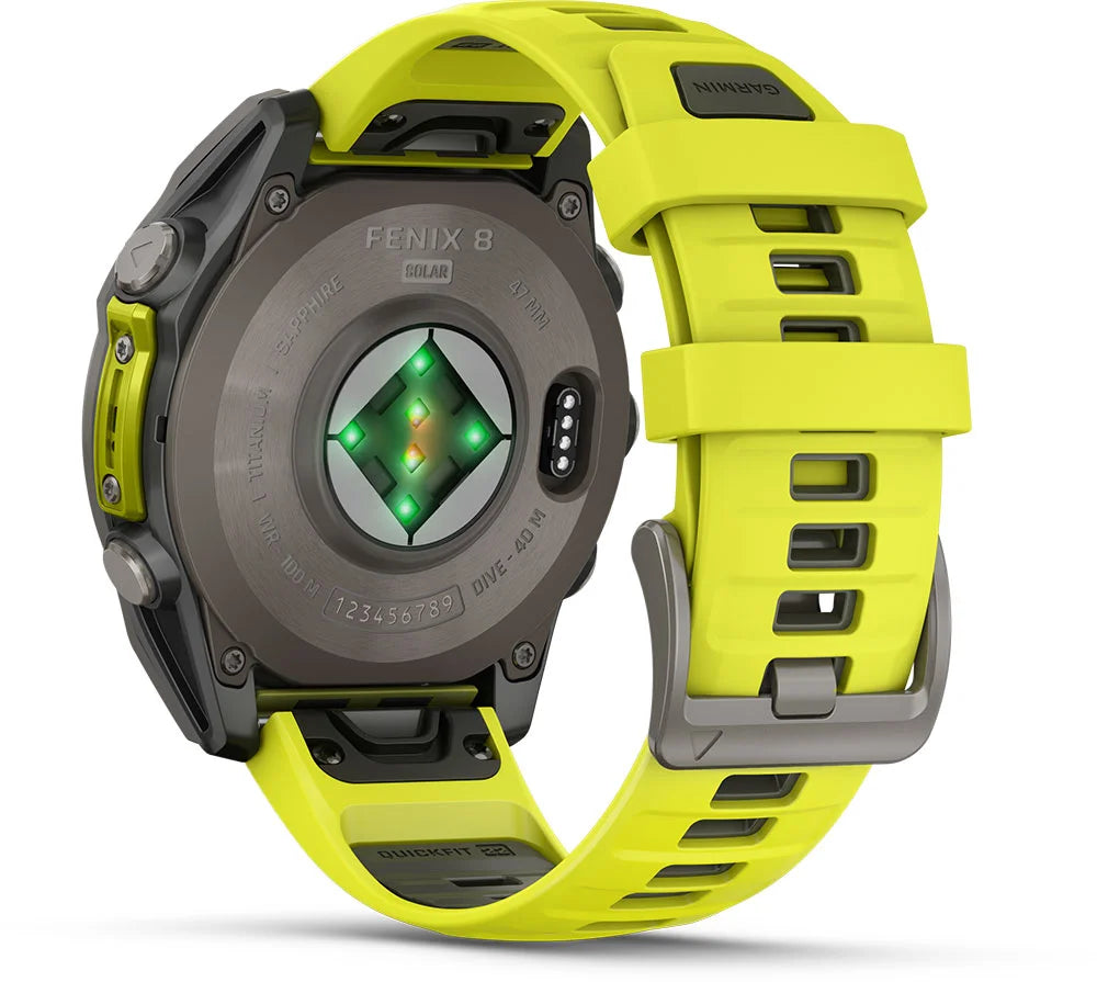 Garmin Fēnix® 8 – 47 mm Solar Sapphire – GPS Multisport Smartwatch