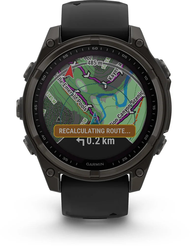 Garmin Fēnix® 8 – 47 mm Solar Sapphire – GPS Multisport Smartwatch