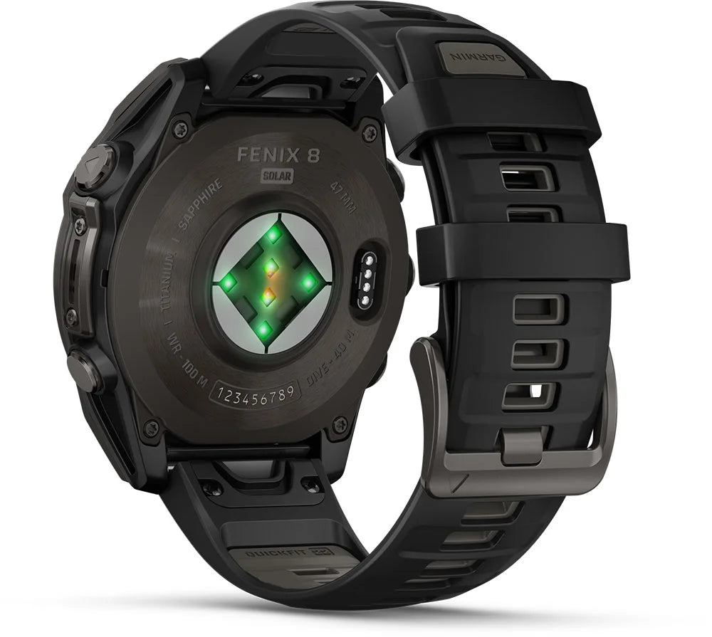 Garmin Fēnix® 8 – 47 mm Solar Sapphire – GPS Multisport Smartwatch