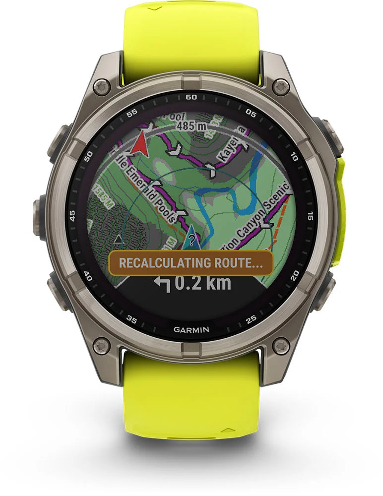Garmin Fēnix® 8 – 47 mm Solar Sapphire – GPS Multisport Smartwatch