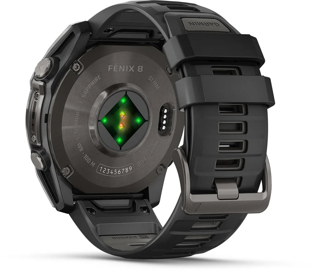 Garmin Fēnix® 8 – 51 mm AMOLED Sapphire – GPS Multisport Smartwatch