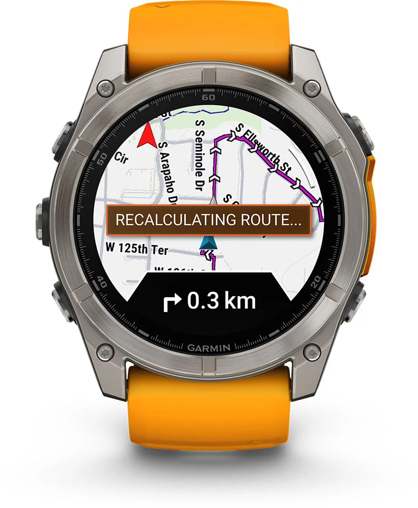 Garmin Fēnix® 8 – 51 mm AMOLED Sapphire – GPS Multisport Smartwatch