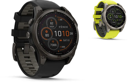 Garmin Fēnix® 8 – 47 mm Solar Sapphire – GPS Multisport Smartwatch